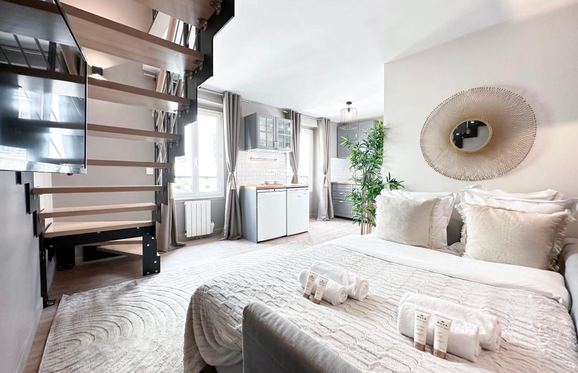 Apartamento Stylish & Chic Duplex Near Eiffel Tower París Exterior foto