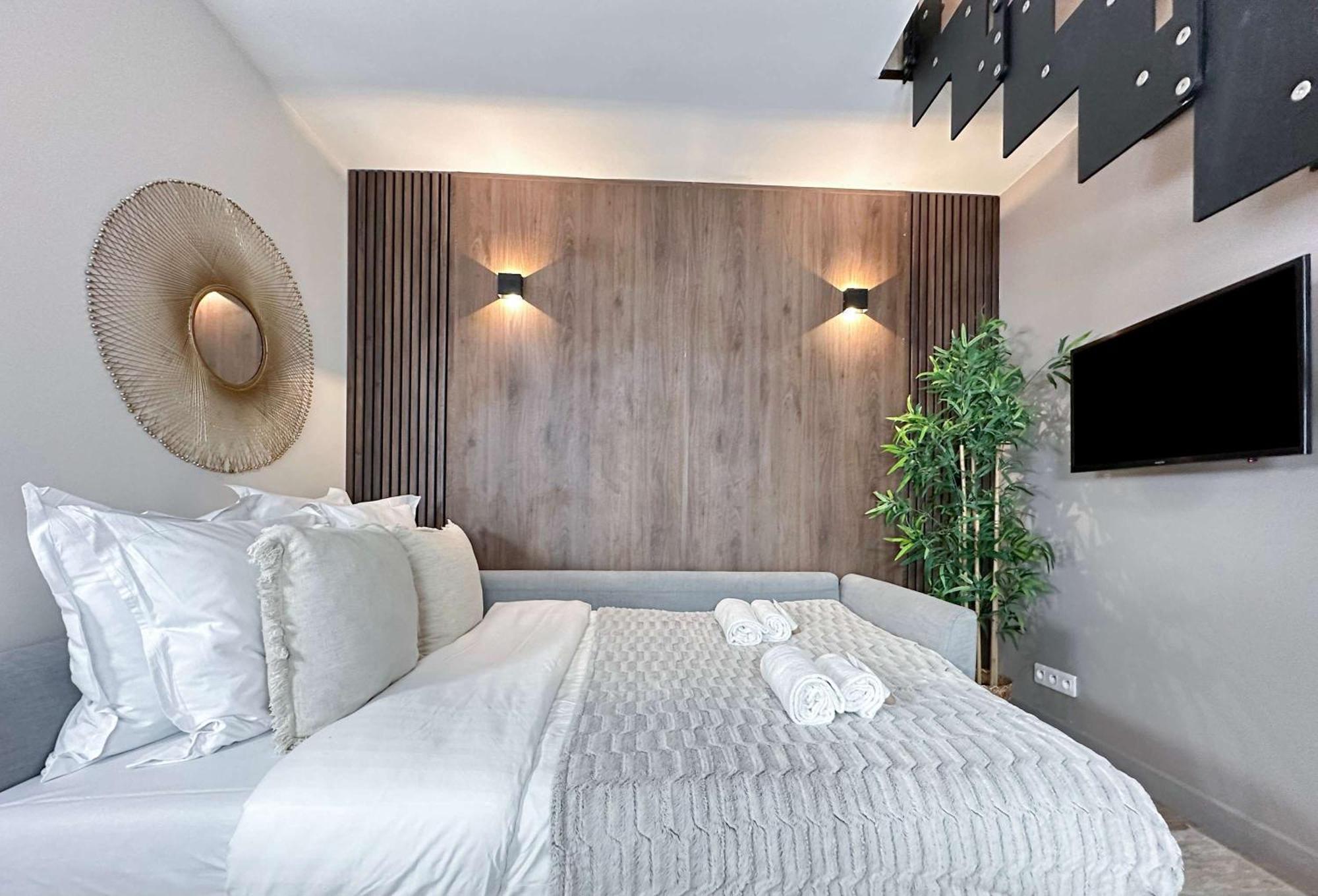 Apartamento Stylish & Chic Duplex Near Eiffel Tower París Exterior foto