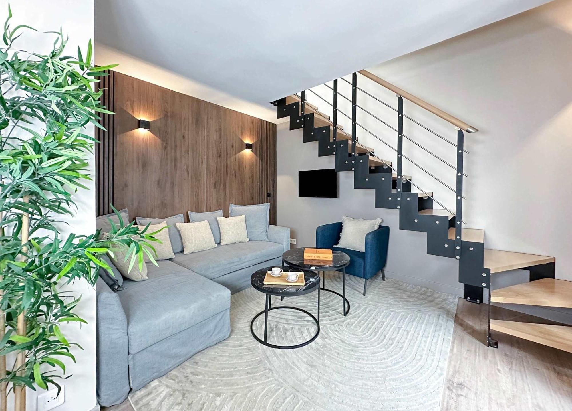 Apartamento Stylish & Chic Duplex Near Eiffel Tower París Exterior foto