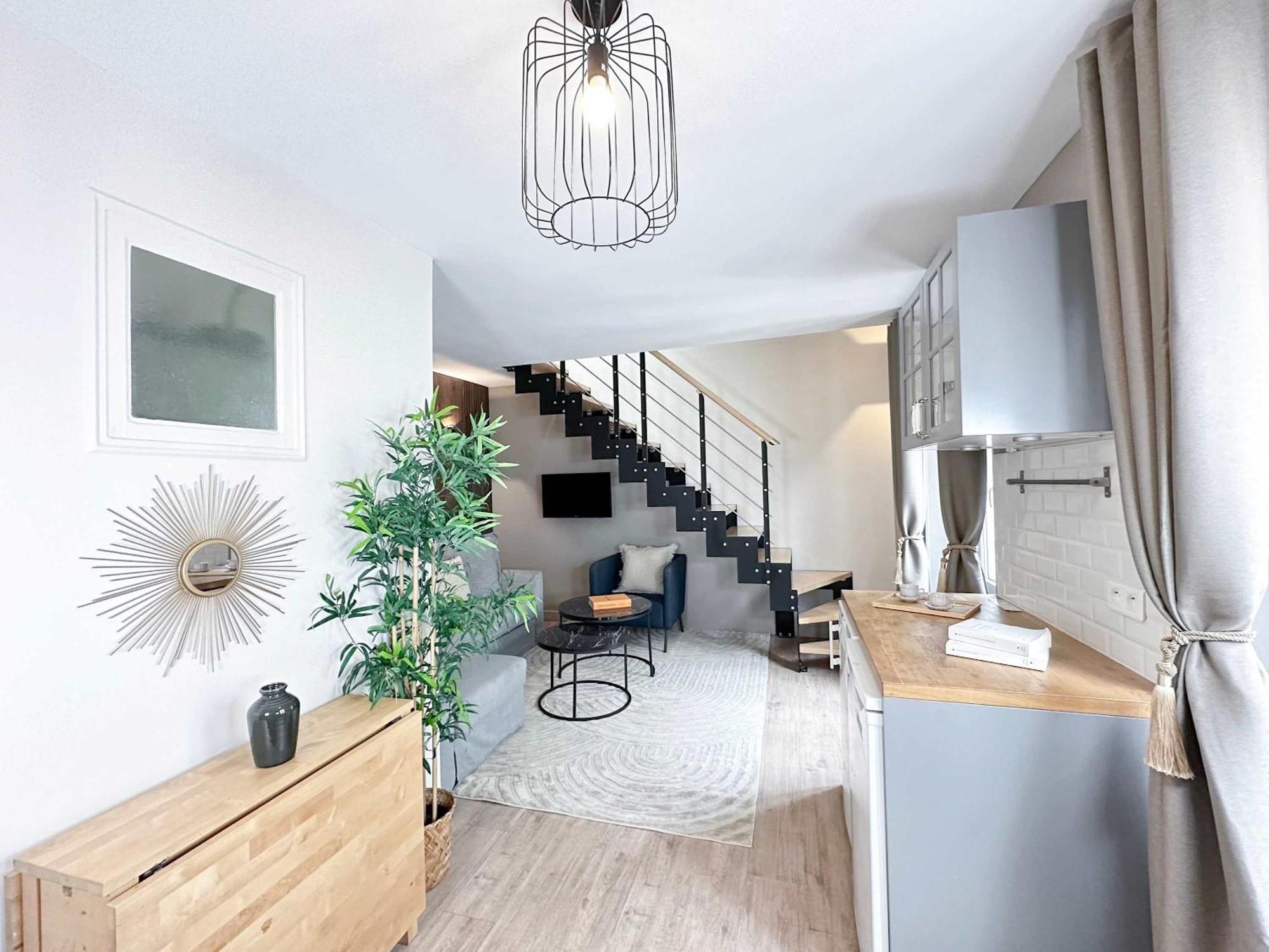 Apartamento Stylish & Chic Duplex Near Eiffel Tower París Exterior foto